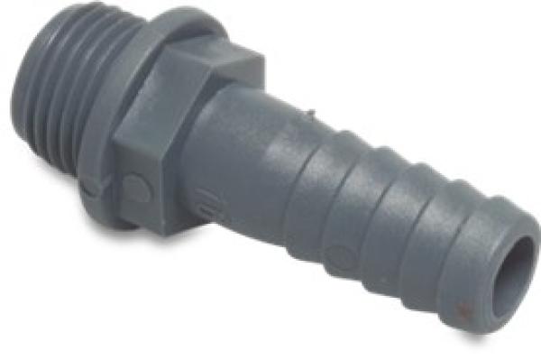 PVC Schlauchtülle 50 x 11/2" AG PVC Schlauchtülle 50 x 11/2" AG