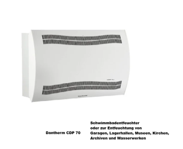 Dantherm CDP 70 Schwimmhallenentfeuchter  !!! Speditionsversand !!!