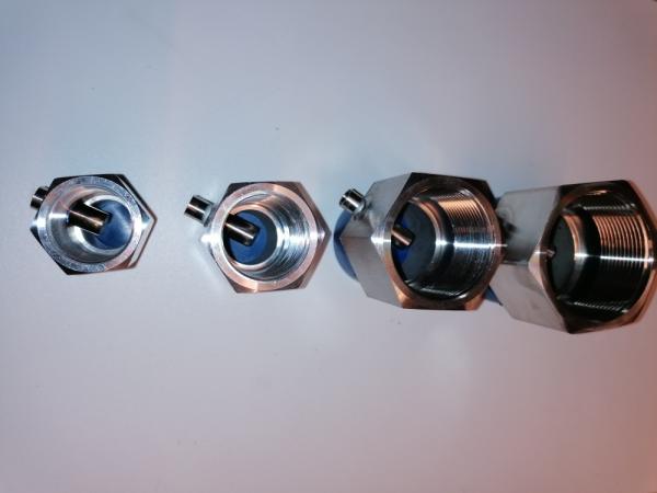 Edelstahlverlängerung mit Tauchhülse für Sensor 2"